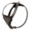 Designer Leather Dog Harness with Adjustable Straps for Puppy Walking and Training