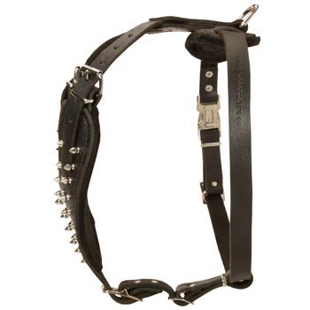 Adjustable Leather Harness for Dog